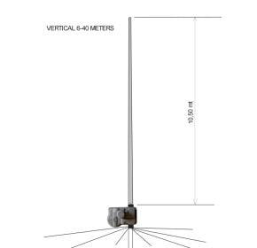 UB-V40 8 Band Vertikal