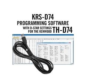 KRS-D74 Software  TH-D74A/E mit Kabel